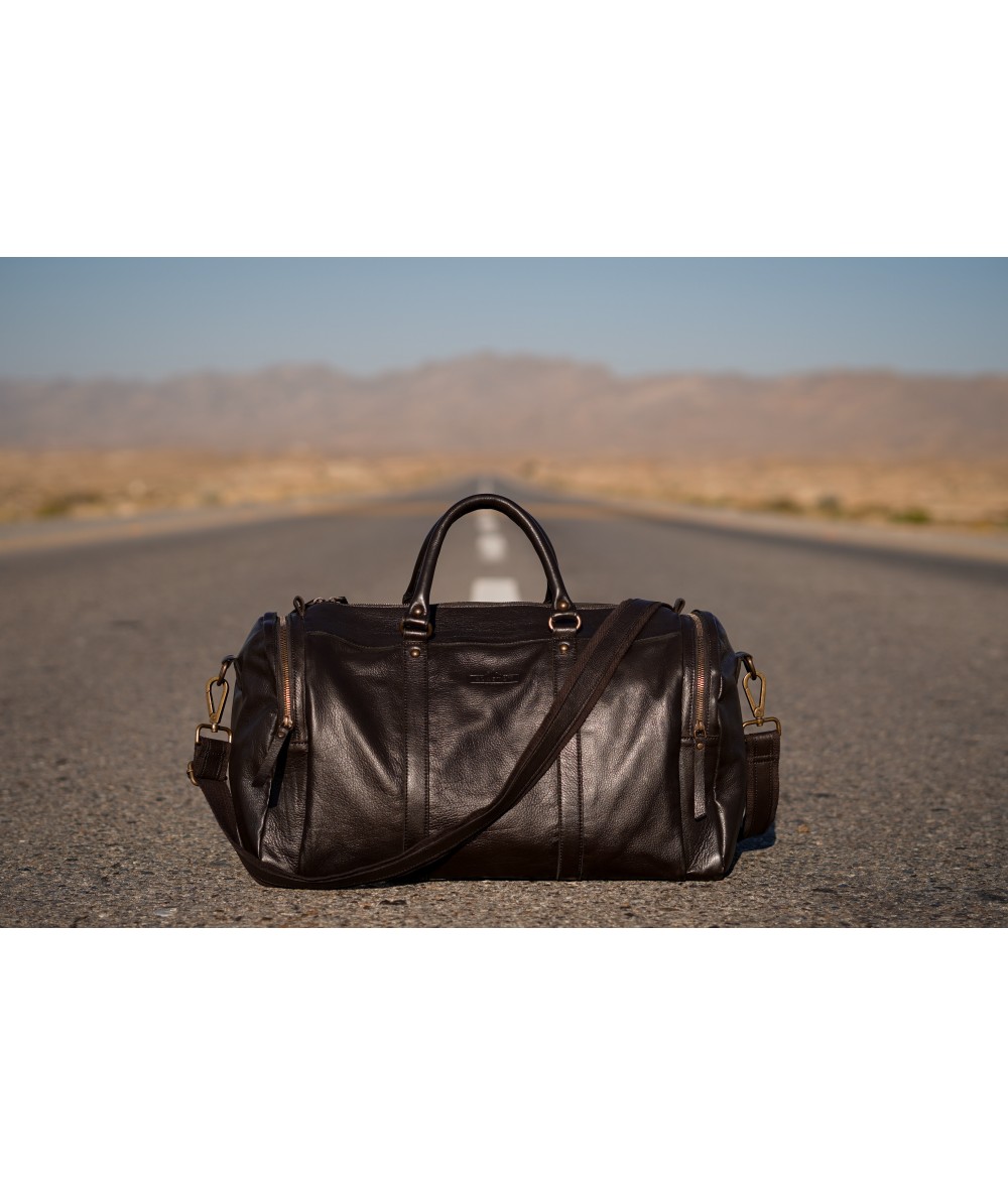 Coleman Weekender Leather Duffle Bag